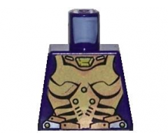 Torso Exo-Force Gold Body Armor with Amulet Pattern