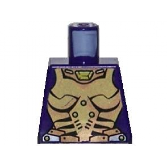 Torso Exo-Force Gold Body Armor with Amulet Pattern