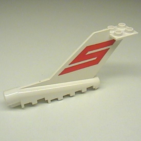 Tail Vintage with Large Red Letter S (Sterling Logo) Pattern on Both Sides