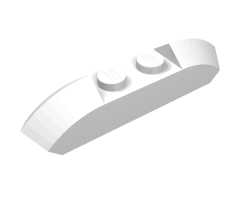 Slope, Curved 4 x 1 with Two Studs