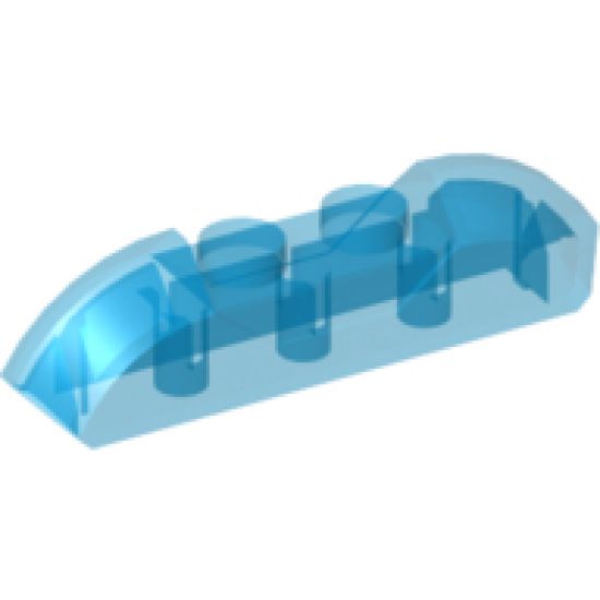Slope, Curved 4 x 1 with Two Studs