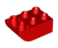 Duplo, Brick 2 x 3 with Curved Bottom