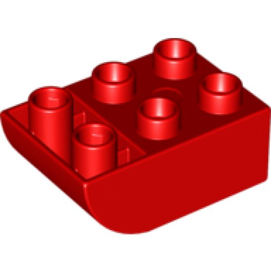 Duplo, Brick 2 x 3 with Curved Bottom