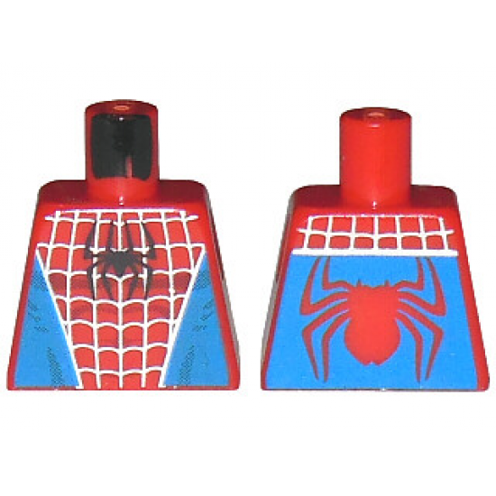 Torso Spider-Man Costume 1 Blue Pattern