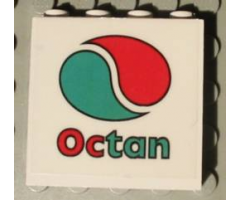 Panel 1 x 4 x 3 with Octan Logo Pattern (Sticker) - Set 4549