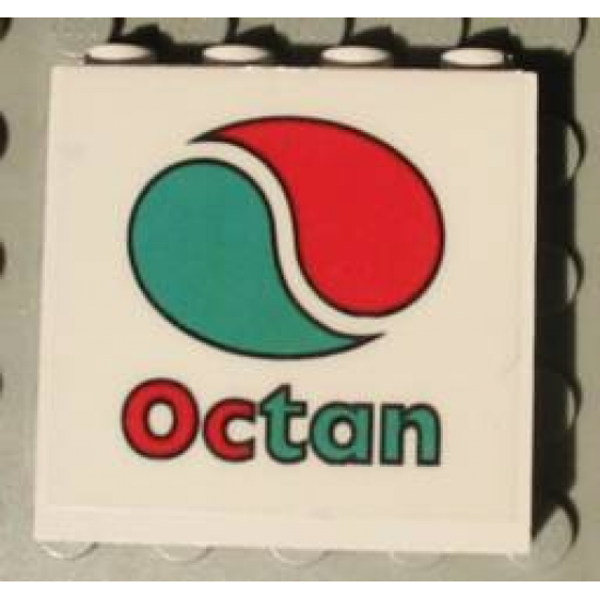 Panel 1 x 4 x 3 with Octan Logo Pattern (Sticker) - Set 4549