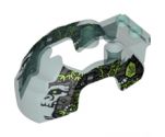 Riding Cycle Flywheel Fairing Gorilla Shape with Silver Markings and Leaves Pattern (70110)