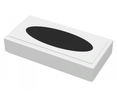 Tile 1 x 2 with Black Oval Pattern (Sticker) - Sets 4547 / 10002