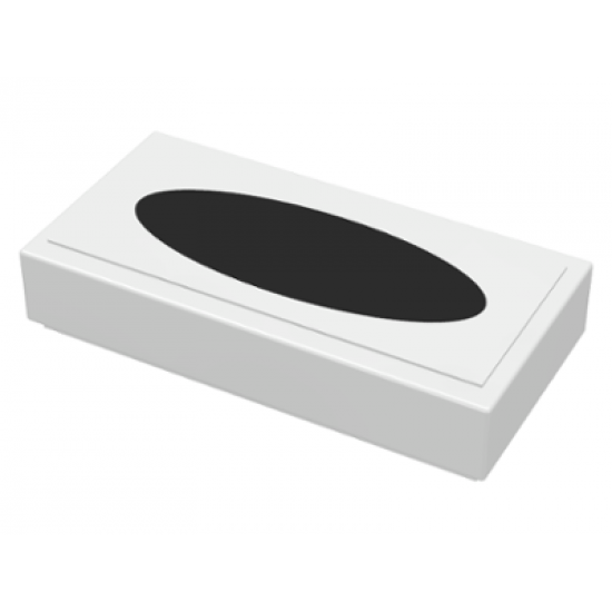 Tile 1 x 2 with Black Oval Pattern (Sticker) - Sets 4547 / 10002