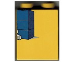 Duplo, Brick 1 x 2 x 2 with Toys 'R' Us Bricktober Week 2 Pattern