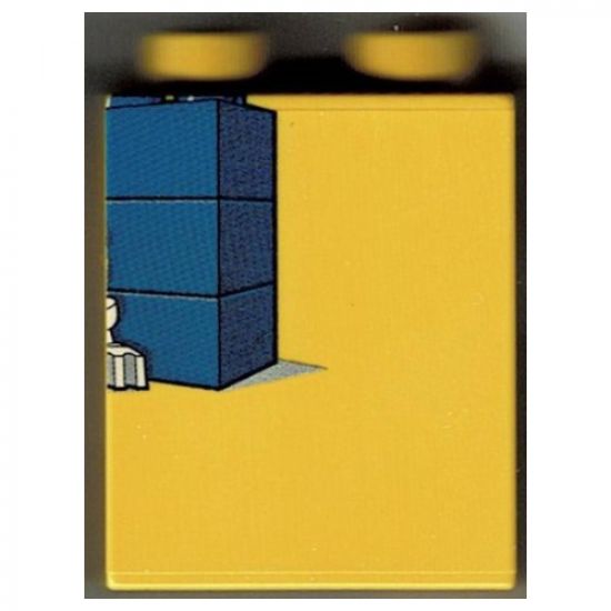 Duplo, Brick 1 x 2 x 2 with Toys 'R' Us Bricktober Week 2 Pattern