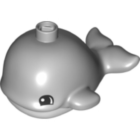 Duplo, Animal Whale Baby with White Base