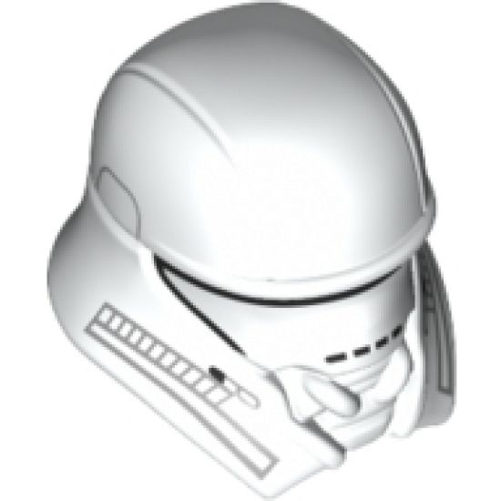 Minifigure, Headgear Helmet SW First Order Jet Trooper Pattern
