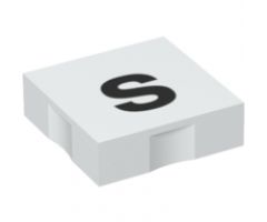 Duplo, Tile 2 x 2 with Black Lowercase Letter s Pattern