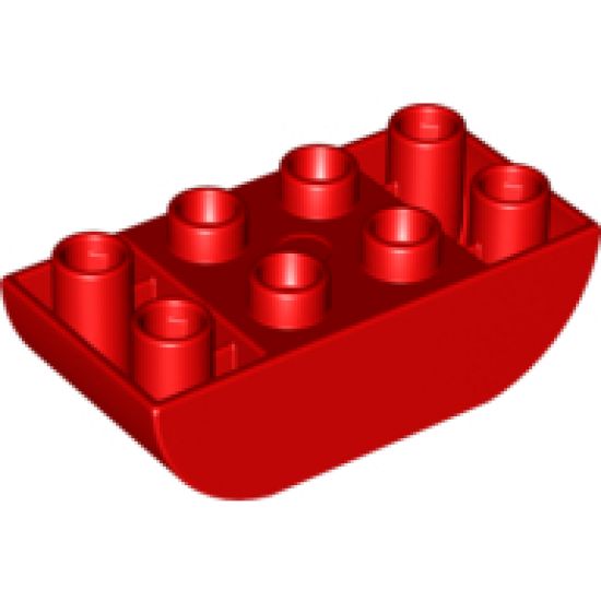 Duplo, Brick 2 x 4 Curved Bottom