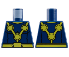 Torso Spider-Man Shirt with 3 Yellow Circles and Belt Pattern