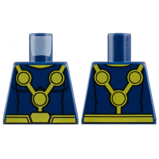 Torso Spider-Man Shirt with 3 Yellow Circles and Belt Pattern
