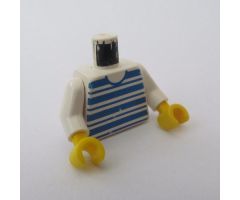 Torso Horizontal Blue Stripes Pattern / White Arms / Yellow Hands