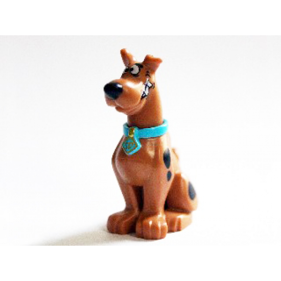 Dog, Great Dane Scooby-Doo Sitting with Chattering Teeth Pattern (20690pb01 / 20691pb03)