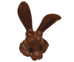 Minifigure, Headgear Head Cover, Rabbit with Long Ears (Bunny)