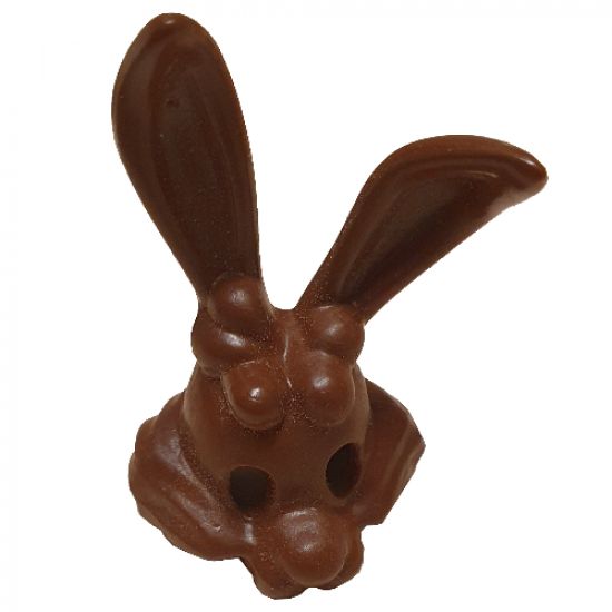 Minifigure, Headgear Head Cover, Rabbit with Long Ears (Bunny)