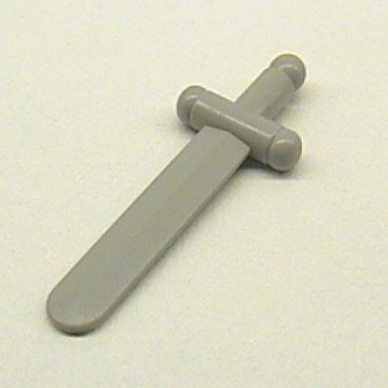 Minifigure, Weapon Sword, Shortsword - Polished Rigid ABS