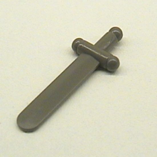 Minifigure, Weapon Sword, Shortsword - Polished Rigid ABS