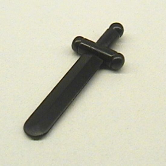 Minifigure, Weapon Sword, Shortsword - Polished Rigid ABS