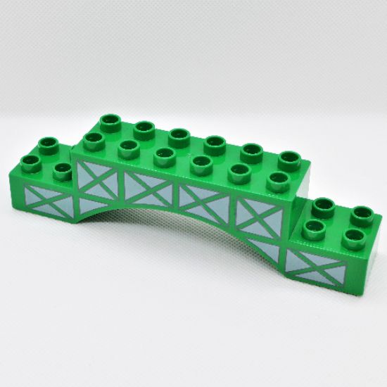 Duplo, Brick 2 x 10 x 2 Arch with Girder Pattern