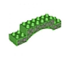 Duplo, Brick 2 x 10 x 2 Arch with Girder Pattern