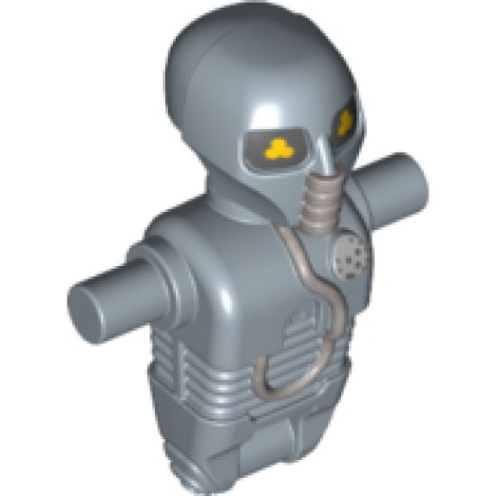 Torso/Head Mechanical, 2-1B Medical Droid, Dotted Badge Pattern