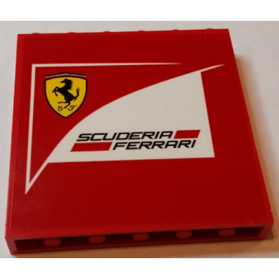 Panel 1 x 6 x 5 with Scuderia Ferrari Logo Pattern (Sticker) - Set 75913