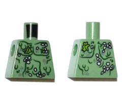 Torso PotC Bare Chest with Marine Growth Pattern