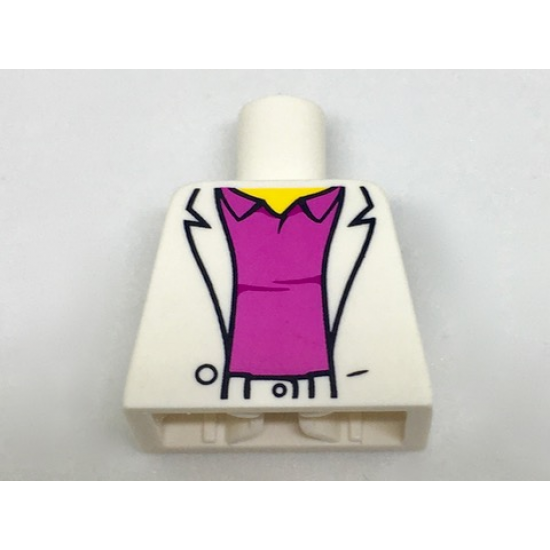 Torso Sport Jacket over Dark Pink Polo Shirt Pattern