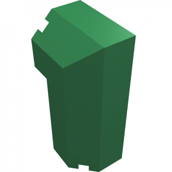 Brick, Modified Octagonal 2 x 2 x 3 1/3 Corner