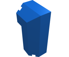 Brick, Modified Octagonal 2 x 2 x 3 1/3 Corner