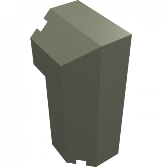Brick, Modified Octagonal 2 x 2 x 3 1/3 Corner
