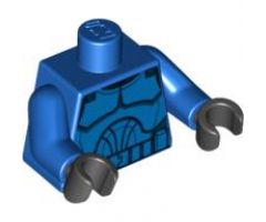 Torso SW Armor Clone Trooper Pattern (Clone Wars) / Blue Arms / Black Hands