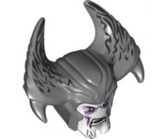 Large Figure Part Head with Steppenwolf Pattern