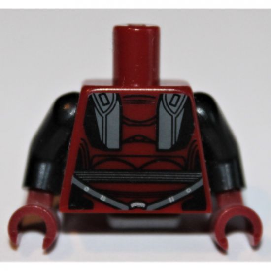 Torso SW Darth Revan Armor Pattern / Black Arms / Dark Red Hands