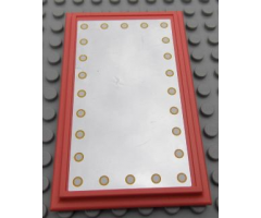 Scala Wall, Panel 6 x 10 with Mirror with Lights Pattern (Sticker) - Sets 3242 / 3118