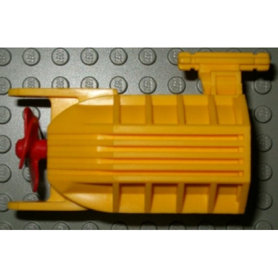 Electric, Motor 8 x 4 x 4 Back Half with 3-Blade Propeller