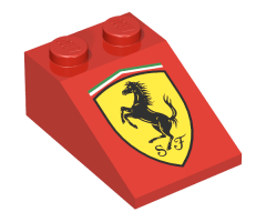 Slope 33 3 x 2 with Ferrari Logo Pattern