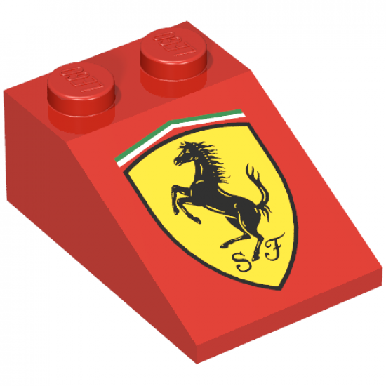 Slope 33 3 x 2 with Ferrari Logo Pattern