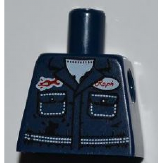 Torso Mechanic with Two Pockets, Oil Stains and Ralph Name Badge Pattern