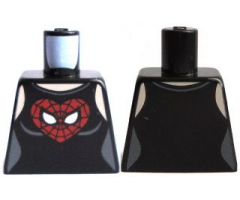 Torso Spider-Man Tank Top with Web Face in Heart Pattern (Mary Jane 5)