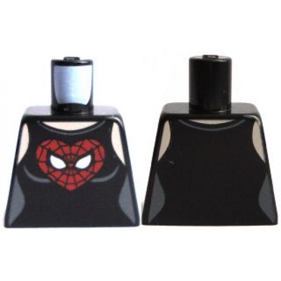 Torso Spider-Man Tank Top with Web Face in Heart Pattern (Mary Jane 5)