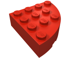 Brick, Round Corner 4 x 4 Full Brick