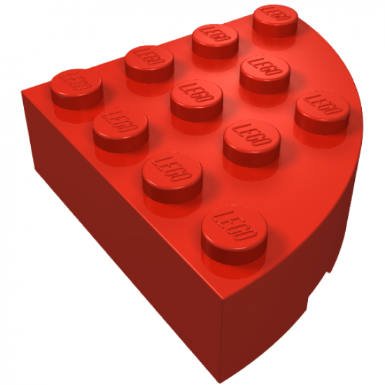 Brick, Round Corner 4 x 4 Full Brick