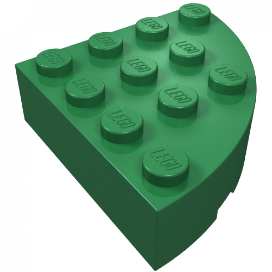 Brick, Round Corner 4 x 4 Full Brick